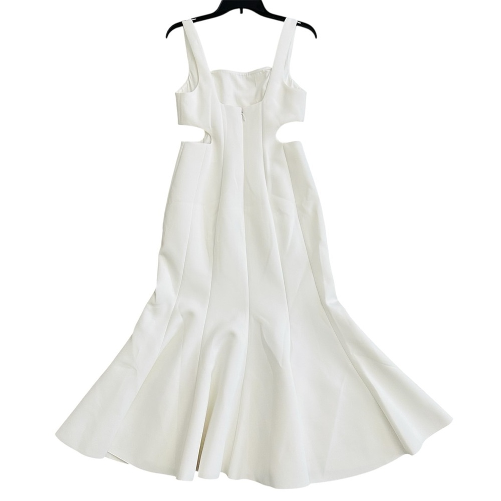 NWT Acler Paracombe Midi Fit N Flare Flute Cream Dress size AU 10 | US 6 Bridal - Picture 12 of 16